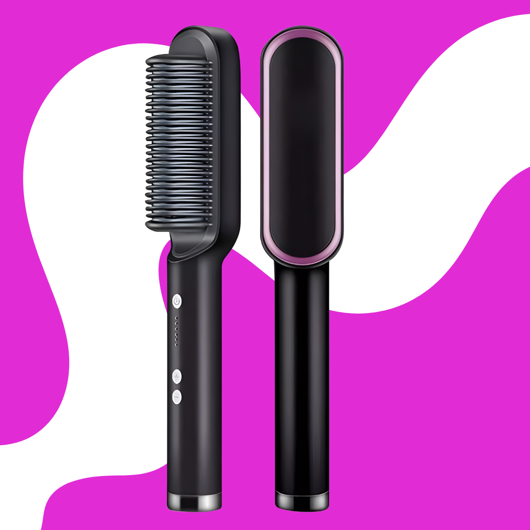 ✨ Cepillo Alaciador 2 en 1 PRO✨  |💇‍♀️ Lacio perfecto en minutos, sin frizz ni daño